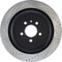 Centric 127.61105CL Disc Brake Rotor Sportstop Cryo Drilled & Slotted Rotor, Left
