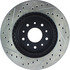 127.62010CL by CENTRIC - Sportstop Cryo Drilled & Slotted Rotor, Left