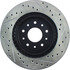 127.62010R by CENTRIC - Slotted Drilled Rotor