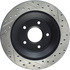 127.62040R by CENTRIC - Slotted Drilled Rotor