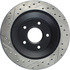 127.62040L by CENTRIC - Slotted Drilled Rotor