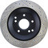 127.62041R by CENTRIC - Slotted Drilled Rotor