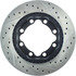 127.62042R by CENTRIC - Slotted Drilled Rotor