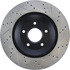 127.62047R by CENTRIC - Slotted Drilled Rotor