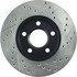 127.62050R by CENTRIC - Slotted Drilled Rotor