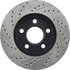 127.62057L by CENTRIC - Slotted Drilled Rotor