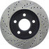 127.62057L by CENTRIC - Sport Drilled & Slotted Rotor, Left