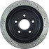 127.62062R by CENTRIC - Slotted Drilled Rotor