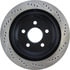 Centric 127.62065CR Disc Brake Rotor Sportstop Cryo Drilled & Slotted Rotor, Right