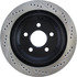 127.62065R by CENTRIC - Slotted Drilled Rotor