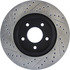 127.62068CL by CENTRIC - Sportstop Cryo Drilled & Slotted Rotor, Left