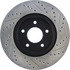 Centric 127.62068R Disc Brake Rotor Slotted Drilled Rotor