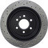 127.62083L by CENTRIC - Slotted Drilled Rotor