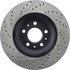 127.62084L by CENTRIC - Slotted Drilled Rotor