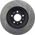 Centric 127.62084R Disc Brake Rotor Slotted Drilled Rotor