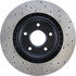 127.62085R by CENTRIC - Slotted Drilled Rotor