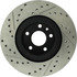 127.02006L by CENTRIC - Slotted Drilled Rotor