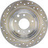 127.20010L by CENTRIC - Slotted Drilled Rotor