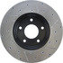 127.20014R by CENTRIC - Slotted Drilled Rotor