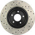 127.20015L by CENTRIC - Slotted Drilled Rotor