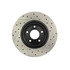 127.20015R by CENTRIC - Slotted Drilled Rotor