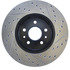 127.20016R by CENTRIC - Slotted Drilled Rotor