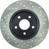 127.20017R by CENTRIC - Slotted Drilled Rotor