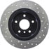 Centric 127.22004R Disc Brake Rotor Slotted Drilled Rotor