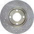 Centric 127.33018R Disc Brake Rotor StopTech Sport Slotted & Drilled Rotor