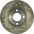 Centric 127.33020L Disc Brake Rotor Slotted Drilled Rotor