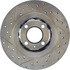 127.33028L by CENTRIC - Slotted Drilled Rotor