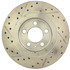 127.33034L by CENTRIC - Slotted Drilled Rotor