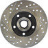 127.33035L by CENTRIC - Slotted Drilled Rotor