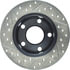 Centric 127.33038CL Disc Brake Rotor Sportstop Cryo Drilled & Slotted Rotor, Left