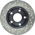 Centric 127.33038L Disc Brake Rotor Slotted Drilled Rotor