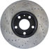 Centric 127.33039CL Disc Brake Rotor Sportstop Cryo Drilled & Slotted Rotor, Left