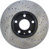 Centric 127.33039CR Disc Brake Rotor Sportstop Cryo Drilled & Slotted Rotor, Right