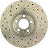 127.33049L by CENTRIC - Slotted Drilled Rotor