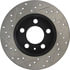 Centric 127.33068L Disc Brake Rotor Slotted Drilled Rotor