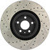 127.33087L by CENTRIC - Slotted Drilled Rotor