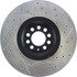 127.33093R by CENTRIC - Slotted Drilled Rotor