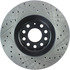 Centric 127.33096CR Disc Brake Rotor Sportstop Cryo Drilled & Slotted Rotor, Right