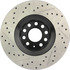 127.33096L by CENTRIC - Slotted Drilled Rotor