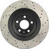 127.33101R by CENTRIC - Slotted Drilled Rotor