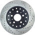 127.33102R by CENTRIC - Slotted Drilled Rotor