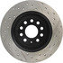 127.33104R by CENTRIC - Slotted Drilled Rotor