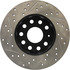 127.33105L by CENTRIC - Slotted Drilled Rotor