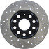 127.33105R by CENTRIC - Slotted Drilled Rotor