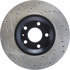 127.33107L by CENTRIC - Slotted Drilled Rotor