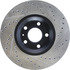 127.33107R by CENTRIC - Slotted Drilled Rotor